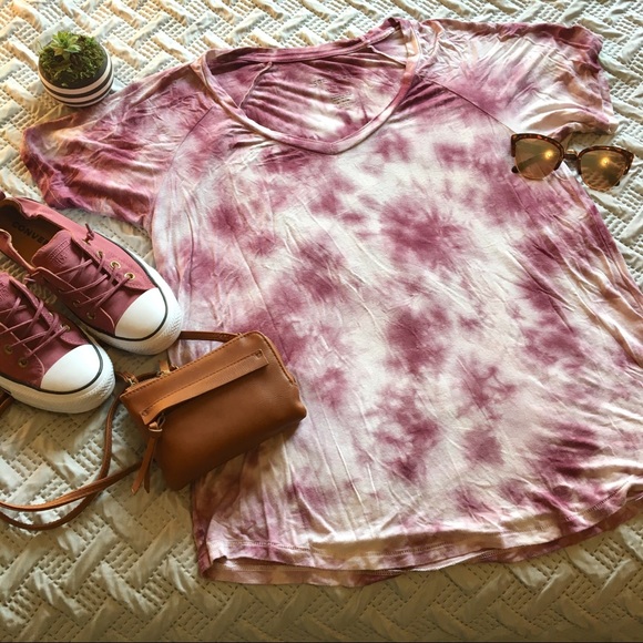 American Eagle Outfitters Tops - AEO Soft & Sexy Tie Dyed T
